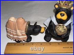 11 Pc Bearfoots Beartivity Nativity Set by Jeff Fleming Big Sky Carvers No Box