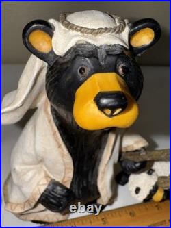11 Pc Bearfoots Beartivity Nativity Set by Jeff Fleming Big Sky Carvers No Box