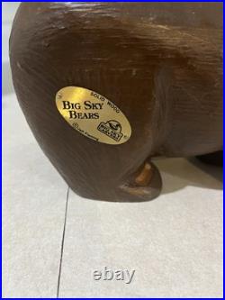 11 Solid Wood Hand Carved Bear Big Sky Carvers Jeff Fleming Sculpture