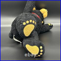 15 BearFoots Poseable Bear Plush Black red bandana Big Sky Carvers