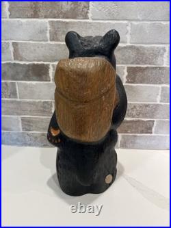 16 Solid Wood Hand Carved Bear Hiking Big Sky Carvers Jeff Fleming Sculpture