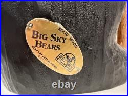 16 Solid Wood Hand Carved Bear Hiking Big Sky Carvers Jeff Fleming Sculpture