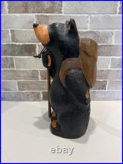 16 Solid Wood Hand Carved Bear Hiking Big Sky Carvers Jeff Fleming Sculpture