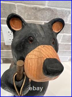 16 Solid Wood Hand Carved Bear Hiking Big Sky Carvers Jeff Fleming Sculpture