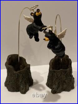 17piece Big Sky Carvers Beartivity Bearfoots Nativity Jeff Fleming Folk Art Xmas