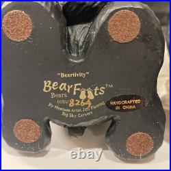 17piece Big Sky Carvers Beartivity Bearfoots Nativity Jeff Fleming Folk Art Xmas