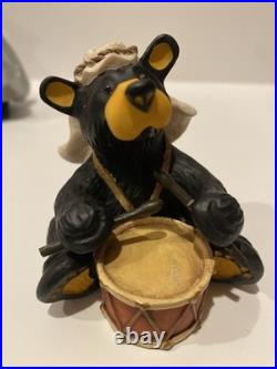 17piece Big Sky Carvers Beartivity Bearfoots Nativity Jeff Fleming Folk Art Xmas