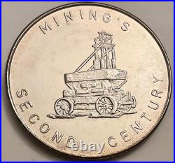 1988 Montana Grizzly Bear 1 Oz. 999 Silver Mining Big Sky Country Treasure State