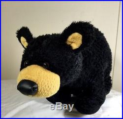 1996 Big Sky Carvers Bearfoots 12 Black Bear Plush Stuffed Animal
