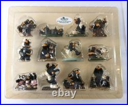 2004 Big Sky Carvers BEARFOOTS 12 Days of Christmas Ornament Set EXCELLENT Rare