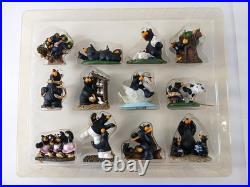 2004 Big Sky Carvers BEARFOOTS 12 Days of Christmas Ornament Set EXCELLENT Rare