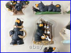 2004 Big Sky Carvers BEARFOOTS 12 Days of Christmas Ornament Set EXCELLENT Rare