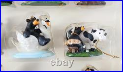 2004 Big Sky Carvers BEARFOOTS 12 Days of Christmas Ornament Set EXCELLENT Rare