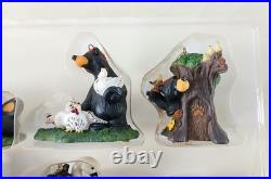 2004 Big Sky Carvers BEARFOOTS 12 Days of Christmas Ornament Set EXCELLENT Rare