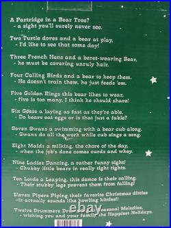 2004 Big Sky Carvers BEARFOOTS 12 Days of Christmas Ornament Set EXCELLENT Rare