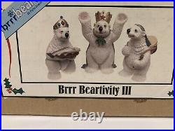 2004 Big Sky Carvers brrr bears Nativity Set by Phyllis Driscoll