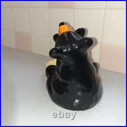 2012 Adorable Bearfoots Bears by Jeff Flemings Spoon Holder 5.6 tall x 4.7x7.1