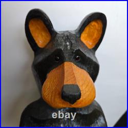 22 Wood Bear Big Sky Carvers Jeff Fleming Sculpture Peeker 8 LB Hand Carved 22 Wood Bear Big Sky Carvers Jeff Fleming Sculpture Peeker 8 LB Hand Carved