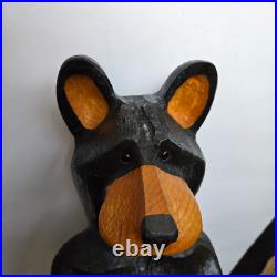 22 Wood Bear Big Sky Carvers Jeff Fleming Sculpture Peeker 8 LB Hand Carved 22 Wood Bear Big Sky Carvers Jeff Fleming Sculpture Peeker 8 LB Hand Carved