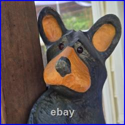 23 Wood Bear Big Sky Carvers Jeff Fleming Sculpture Climber 8 LB Hand Carved 23 Wood Bear Big Sky Carvers Jeff Fleming Sculpture Climber 8 LB Hand Carved