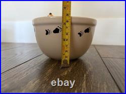 3 Big Sky Carvers Bearfoots Ceramic Cereal Bowls 3D Black Bear by Jeff Fleming