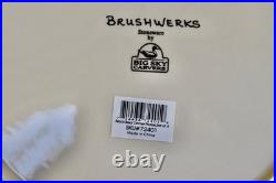 4 NEW Big sky Carvers BRUSHWERKS dinnerware Dinner Plates BEAR