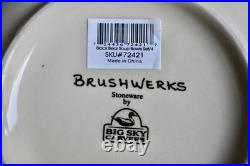 4 New Big Sky Carvers Soup Bowls Black Bear Brushwerks