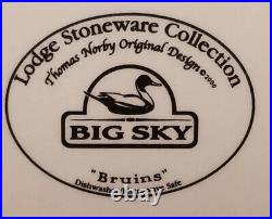 5 Lodge Stoneware Collection Big Sky Bears Bruins Bowls