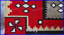6x6 Ft Handwoven Navajo Rug Southwestern Native American Style Large Area Rug