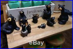 8 Bearfoots Bears by Jeff Fleming Big Sky Carvers Figurines Collection