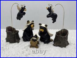 BEARFOOTS Bear Nativity Set I Beartivity Christmas Jeff Fleming Big Sky Carvers