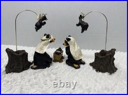 BEARFOOTS Bear Nativity Set I Beartivity Christmas Jeff Fleming Big Sky Carvers