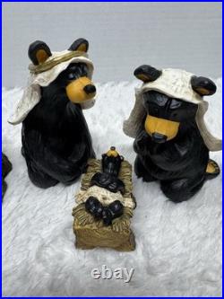 BEARFOOTS Bear Nativity Set I Beartivity Christmas Jeff Fleming Big Sky Carvers
