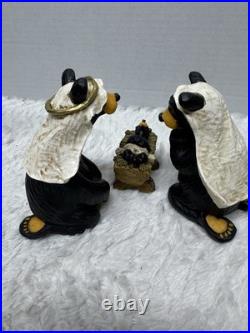 BEARFOOTS Bear Nativity Set I Beartivity Christmas Jeff Fleming Big Sky Carvers
