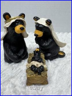 BEARFOOTS Bear Nativity Set I Beartivity Christmas Jeff Fleming Big Sky Carvers