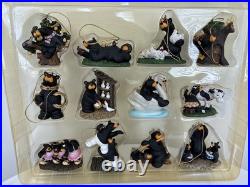 BEARFOOTS Bears by Jeff Fleming 12 Days of Christmas Ornament Set BIG SKY
