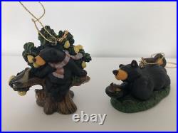 BEARFOOTS Bears by Jeff Fleming 12 Days of Christmas Ornament Set BIG SKY