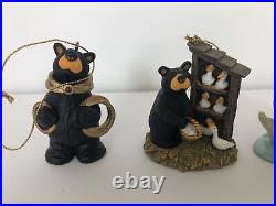 BEARFOOTS Bears by Jeff Fleming 12 Days of Christmas Ornament Set BIG SKY BEARFOOTS Bears by Jeff Fleming 12 Days of Christmas Ornament Set BIG SKY