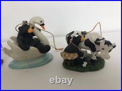 BEARFOOTS Bears by Jeff Fleming 12 Days of Christmas Ornament Set BIG SKY