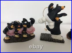 BEARFOOTS Bears by Jeff Fleming 12 Days of Christmas Ornament Set BIG SKY