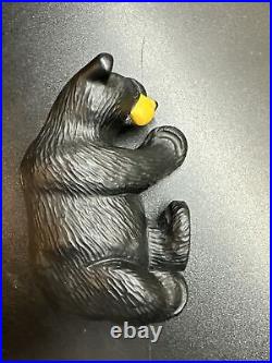 BEARFOOTS Big Sky Carvers Van Winkle Black Bear By Montana Artist Jeff Fleming