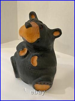 BEARFOOTS Jeff Fleming Big Sky Carvers Solid Wood Bear Rosie Rare approx 10 in
