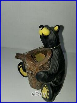 BEARFOOTS NATHAN Big Sky Carvers hugging tree Jeff Flemming Bear Foots withtags
