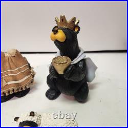 BEARFOOTS Nativity Set II Beartivity Christmas 5-Piece Set Jeff Fleming No Box