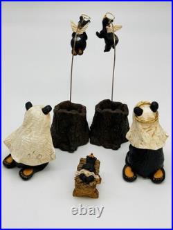 BEARFOOTS Nativity Set I Beartivity Christmas 7-Piece Set Jeff Fleming #50410