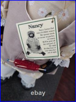 BEARFOOTS by Jeff Fleming -RARE 15 Tall NANCY From A Happy Bears Family