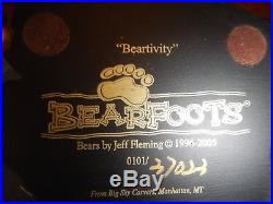 BEARTIVITY BearFoot Bears Nativity Set by Jeff Fleming Big Sky Carvers 3 BOX SET