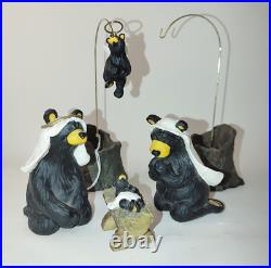 BEARTIVITY Christmas Nativity Mary Joseph Jesus Angel 2 Hangers Big Sky Carvers BEARTIVITY Christmas Nativity Mary Joseph Jesus Angel 2 Hangers Big Sky Carvers