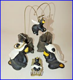 BEARTIVITY Christmas Nativity Mary Joseph Jesus Angel 2 Hangers Big Sky Carvers BEARTIVITY Christmas Nativity Mary Joseph Jesus Angel 2 Hangers Big Sky Carvers