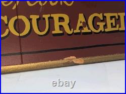 BIG SKY CARVERS 3D Wood / Metal Hunting Lodge Sign Montana Grizzly Bear 16x19